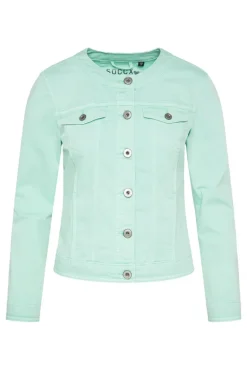 Best CAMP DAVID & SOCCX Coloured Jeansjacke JE:SSY minty leaf washed mintyleafwashed