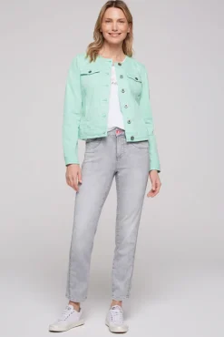 Best CAMP DAVID & SOCCX Coloured Jeansjacke JE:SSY minty leaf washed mintyleafwashed