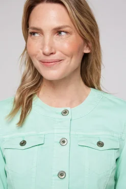 Best CAMP DAVID & SOCCX Coloured Jeansjacke JE:SSY minty leaf washed mintyleafwashed