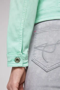 Best CAMP DAVID & SOCCX Coloured Jeansjacke JE:SSY minty leaf washed mintyleafwashed