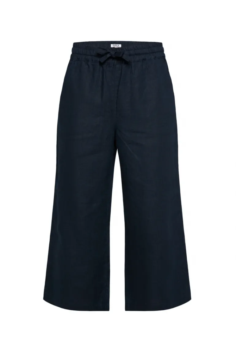 Online CAMP DAVID & SOCCX Culotte aus Leinen mit Elastikbund blue navy bluenavy