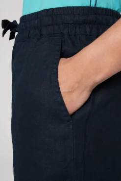 Online CAMP DAVID & SOCCX Culotte aus Leinen mit Elastikbund blue navy bluenavy