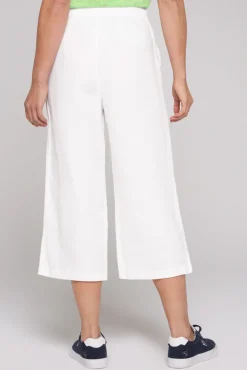 Store CAMP DAVID & SOCCX Culotte aus Leinen mit Elastikbund opticwhite