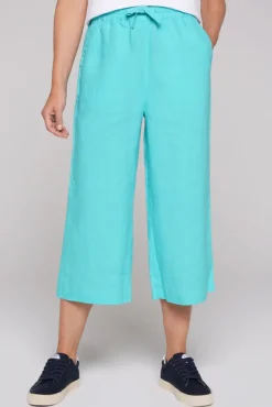Online CAMP DAVID & SOCCX Culotte aus Leinen mit Elastikbund lagoon blue lagoonblue