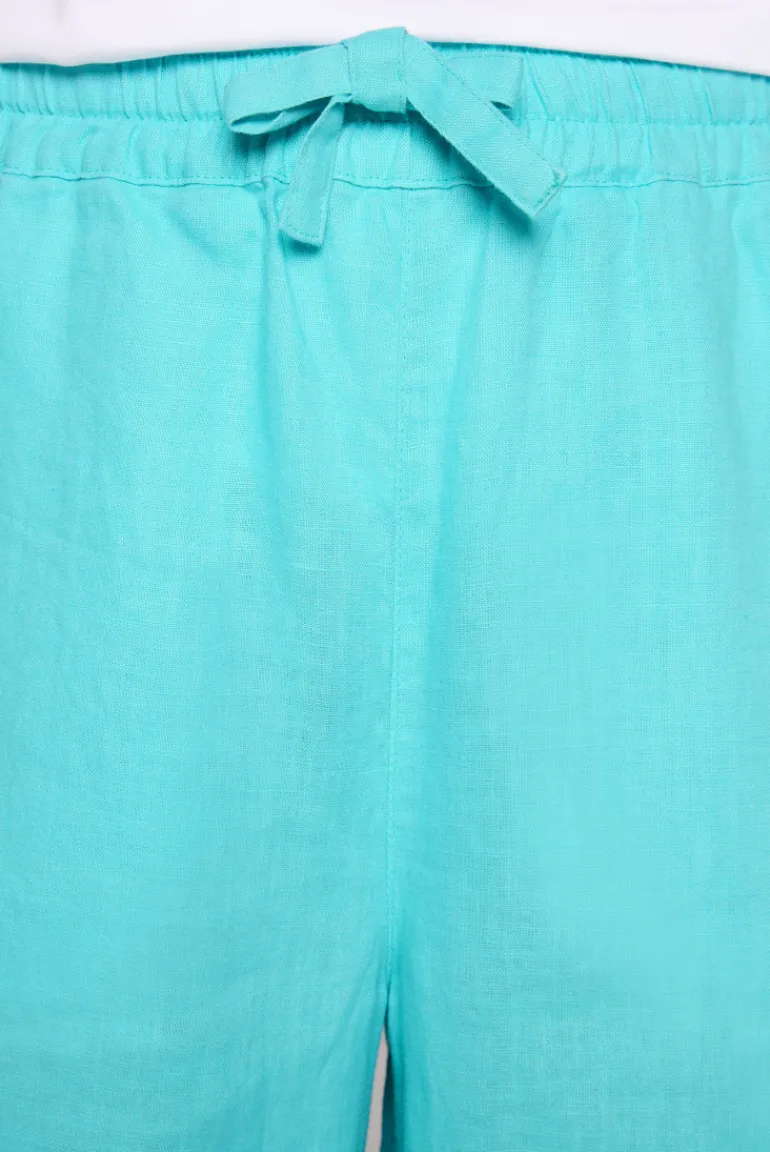 Online CAMP DAVID & SOCCX Culotte aus Leinen mit Elastikbund lagoon blue lagoonblue