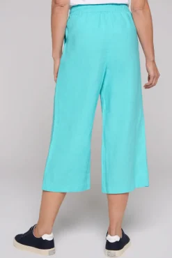 Online CAMP DAVID & SOCCX Culotte aus Leinen mit Elastikbund lagoon blue lagoonblue
