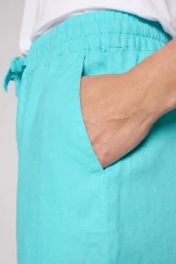 Online CAMP DAVID & SOCCX Culotte aus Leinen mit Elastikbund lagoon blue lagoonblue
