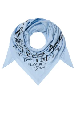 Cheap CAMP DAVID & SOCCX Dreieckstuch im Materialmix mit Artwork cool blue coolblue