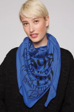 Online CAMP DAVID & SOCCX Dreieckstuch im Materialmix mit Artwork vividblue