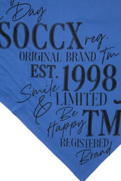 Online CAMP DAVID & SOCCX Dreieckstuch im Materialmix mit Artwork vividblue