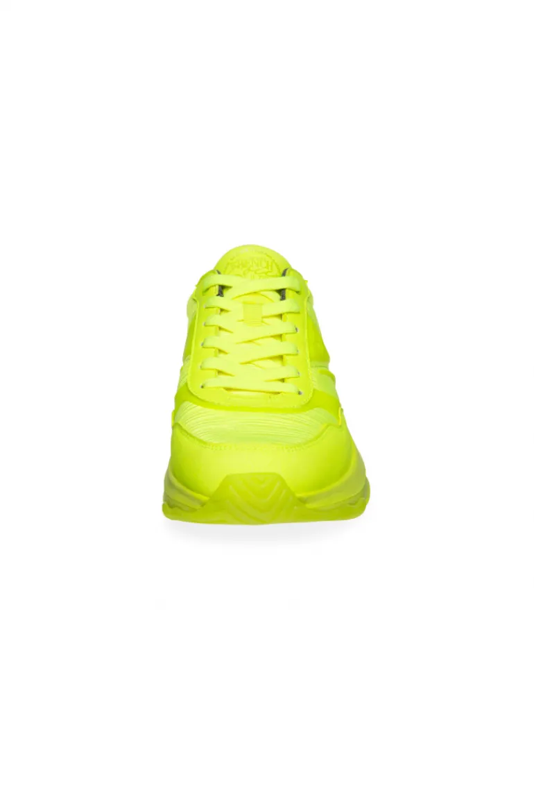 Discount CAMP DAVID & SOCCX Fashion Sneaker im tonigen Materialmix neon lime neonlime