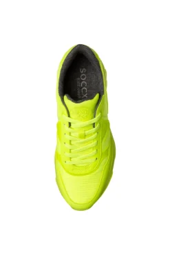 Discount CAMP DAVID & SOCCX Fashion Sneaker im tonigen Materialmix neon lime neonlime