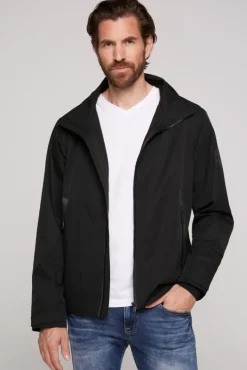 Store CAMP DAVID & SOCCX Funktionsjacke mit Kapuze und Tapes black