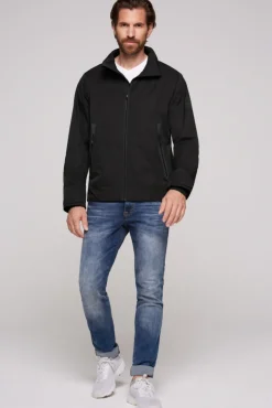 Store CAMP DAVID & SOCCX Funktionsjacke mit Kapuze und Tapes black