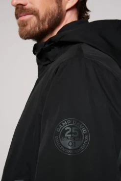 Store CAMP DAVID & SOCCX Funktionsjacke mit Kapuze und Tapes black