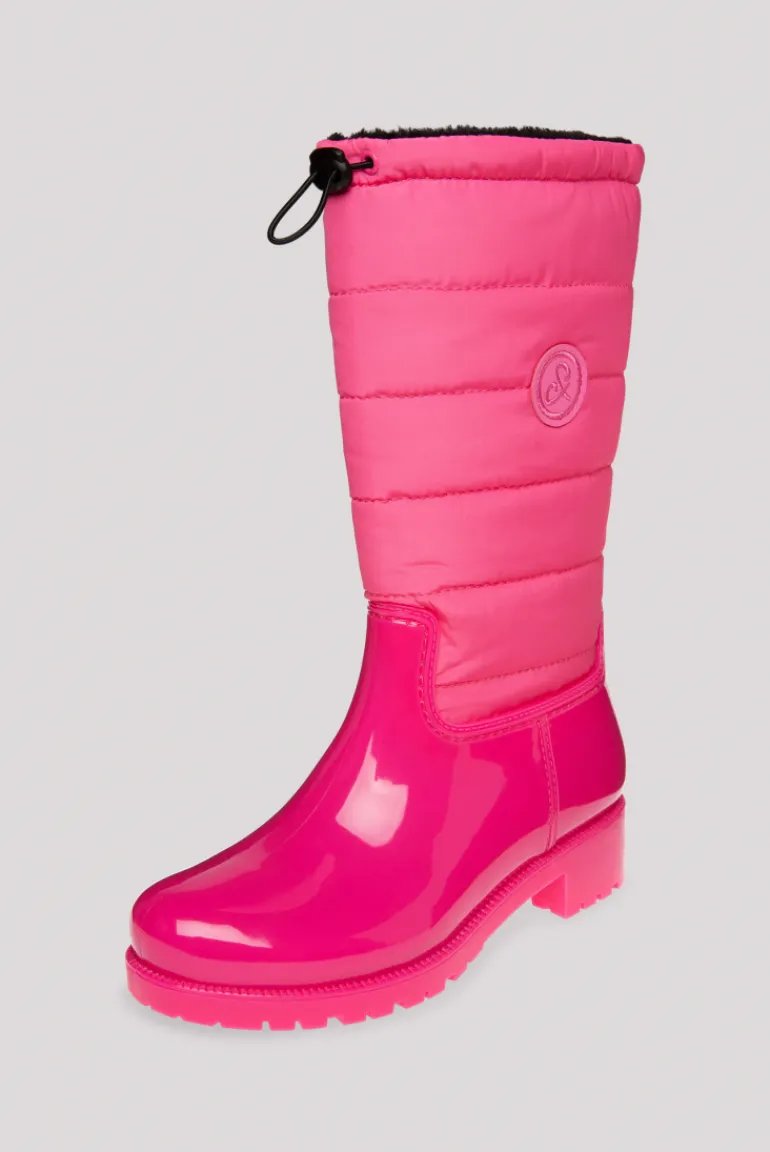 Store CAMP DAVID & SOCCX Gefütteter Gummistiefel mit Steppschaft neon pink neonpink