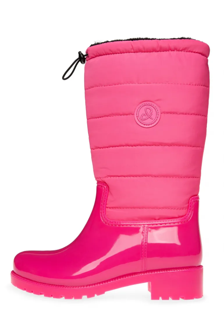 Store CAMP DAVID & SOCCX Gefütteter Gummistiefel mit Steppschaft neon pink neonpink
