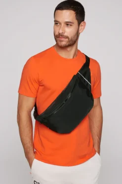 Hot CAMP DAVID & SOCCX Große Gürteltasche mit Logo Print black