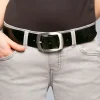 Cheap CAMP DAVID & SOCCX Gürtel aus Leder black