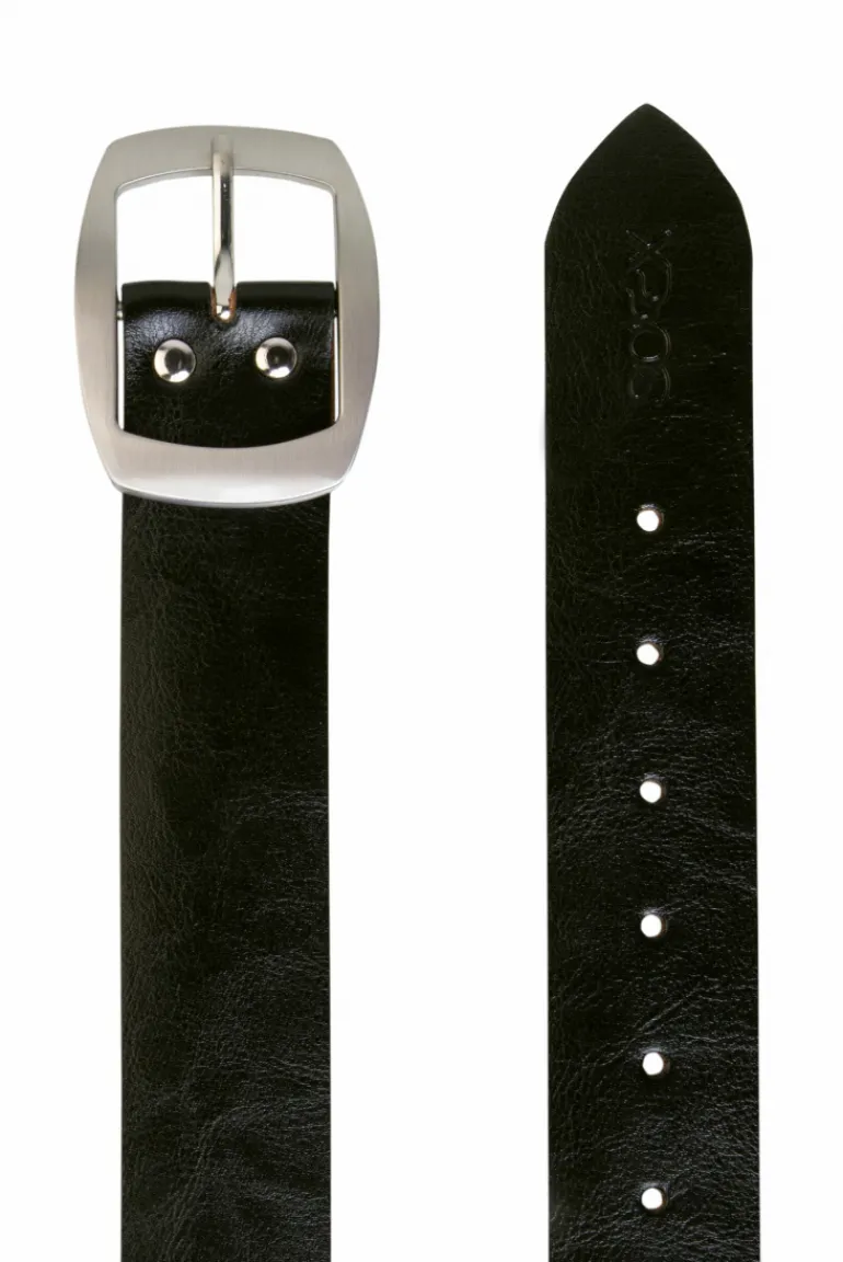 Cheap CAMP DAVID & SOCCX Gürtel aus Leder black