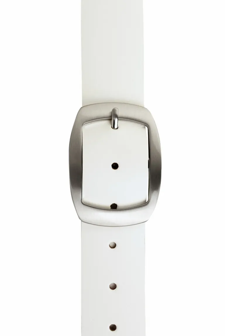 Cheap CAMP DAVID & SOCCX Gürtel aus Leder white
