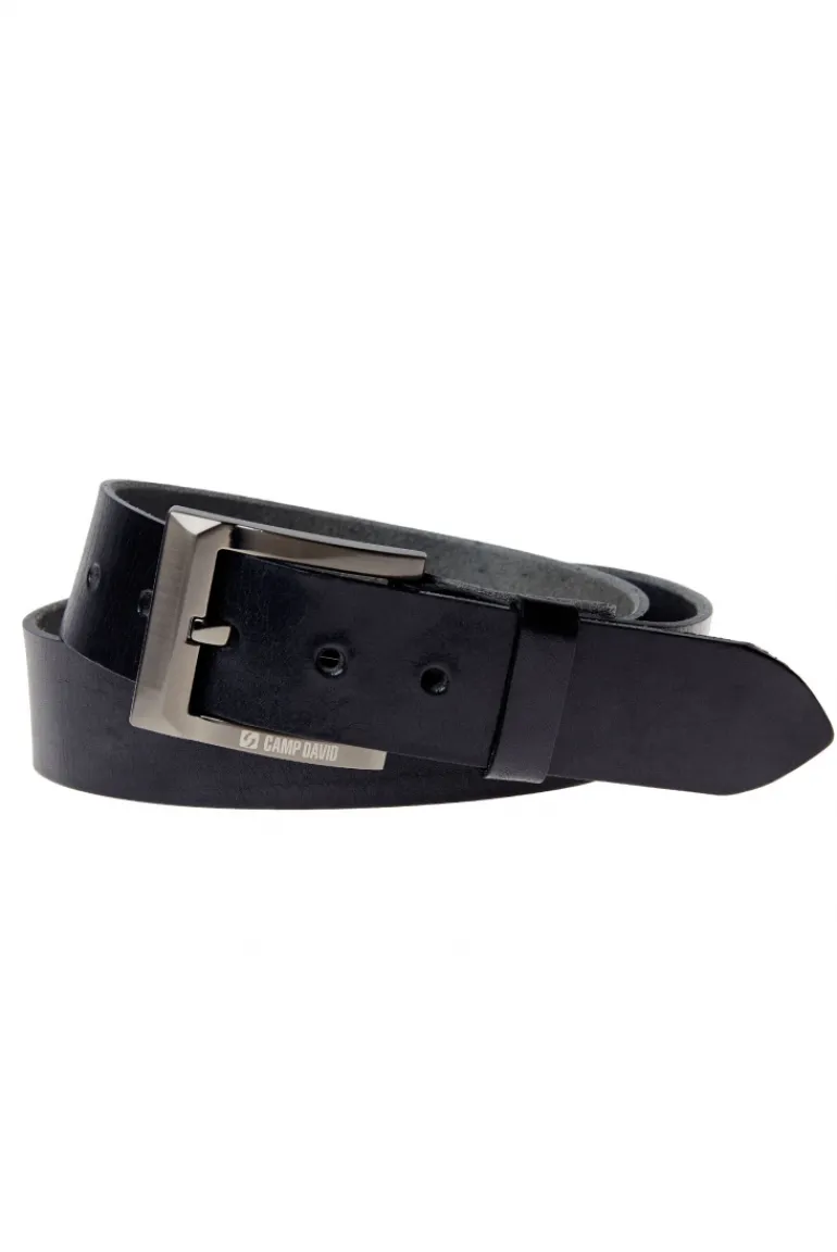 Best Sale CAMP DAVID & SOCCX Gürtel mit Dornschließe black