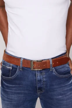 Store CAMP DAVID & SOCCX Gürtel mit Dornschließe brown