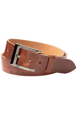 Store CAMP DAVID & SOCCX Gürtel mit Dornschließe brown