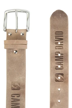 Hot CAMP DAVID & SOCCX Gürtel mit Used-Optik beige