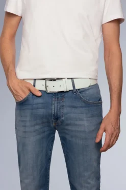 Flash Sale CAMP DAVID & SOCCX Gürtel mit Used-Optik white