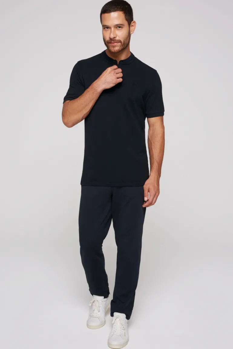 Flash Sale CAMP DAVID & SOCCX Henley-Shirt im Polo-Stil blue navy bluenavy