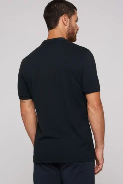 Flash Sale CAMP DAVID & SOCCX Henley-Shirt im Polo-Stil blue navy bluenavy