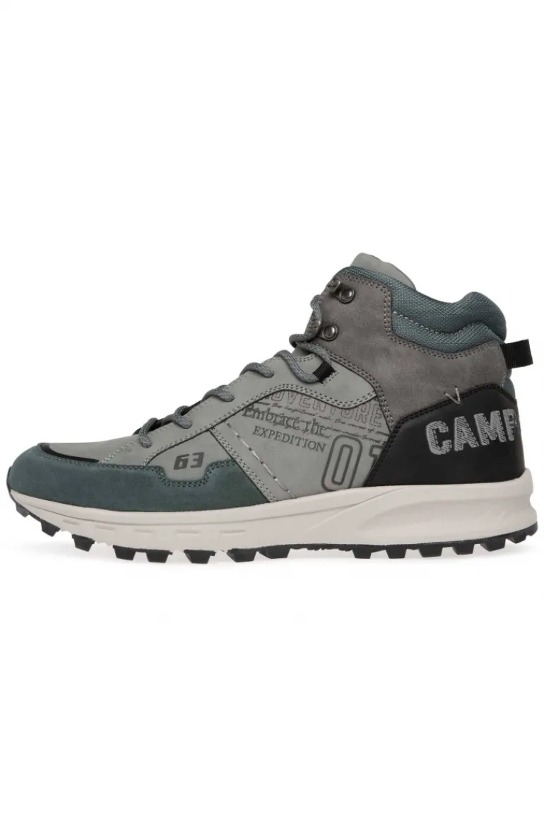 Sale CAMP DAVID & SOCCX High Top Hiking Sneaker mit Logo Artworks deep forest deepforest