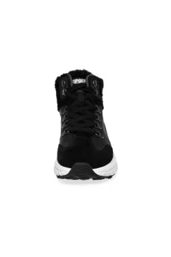Cheap CAMP DAVID & SOCCX High Top Sneaker mit Kunstfell-Details black