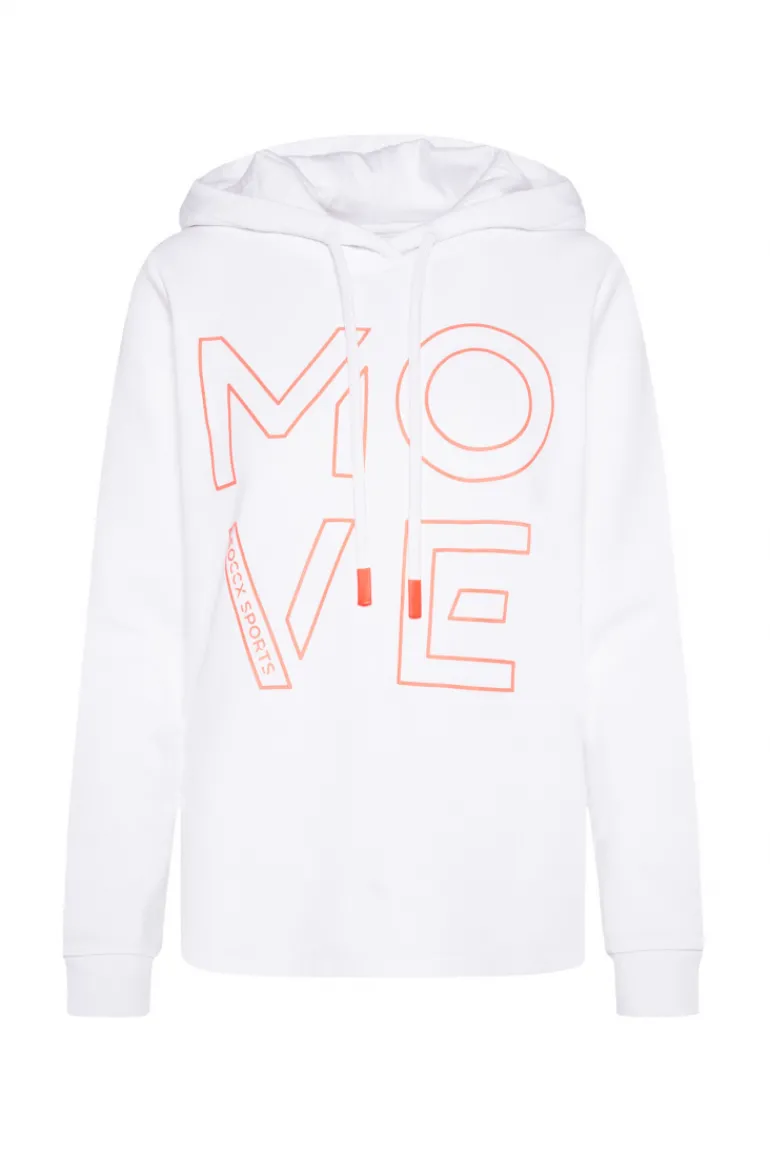 Sale CAMP DAVID & SOCCX Hoodie aus Interlock mit Artwork und Tapes opticwhite
