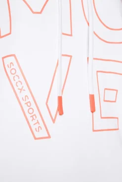 Sale CAMP DAVID & SOCCX Hoodie aus Interlock mit Artwork und Tapes opticwhite