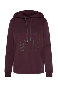 New CAMP DAVID & SOCCX Hoodie aus Interlock mit Artwork und Tapes deep plum deepplum