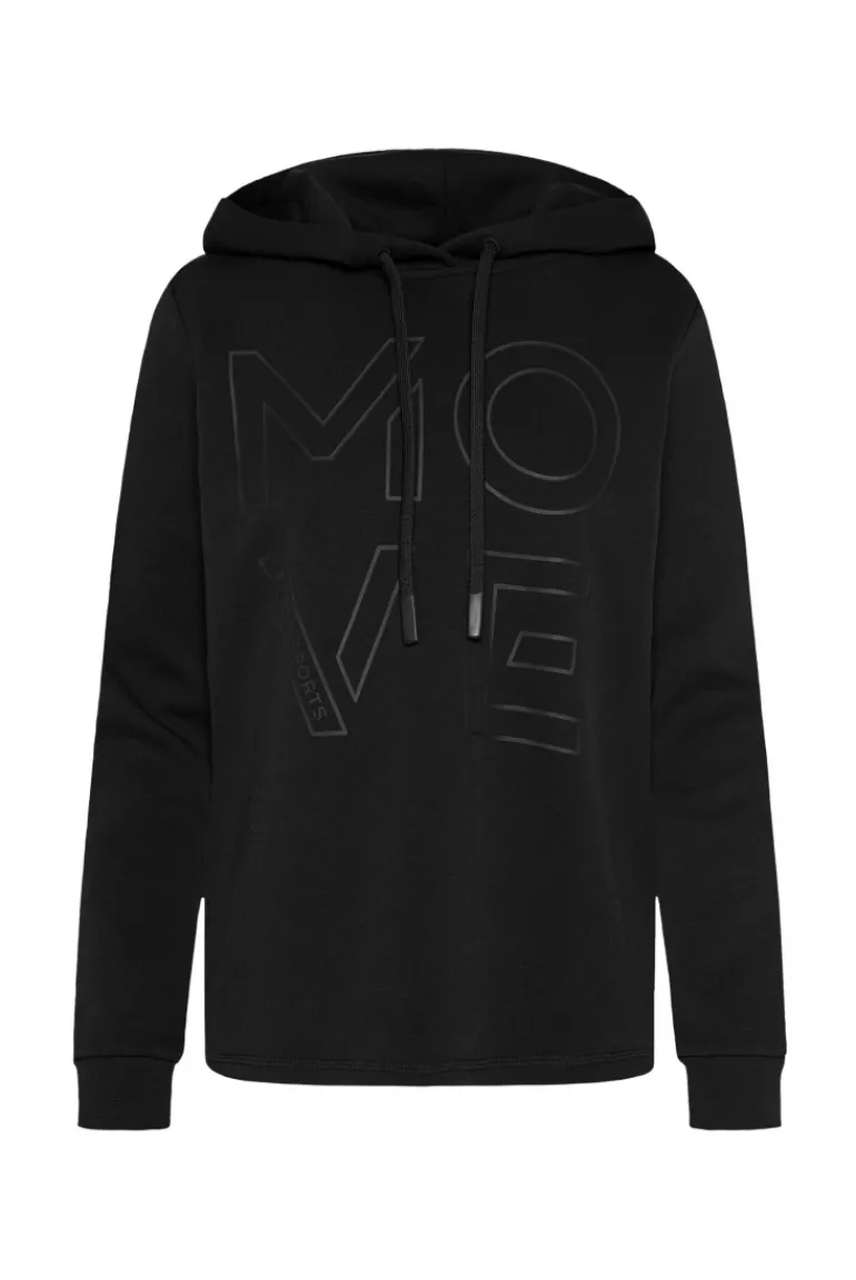 Cheap CAMP DAVID & SOCCX Hoodie aus Interlock mit Artwork und Tapes black
