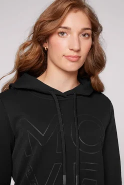 Cheap CAMP DAVID & SOCCX Hoodie aus Interlock mit Artwork und Tapes black