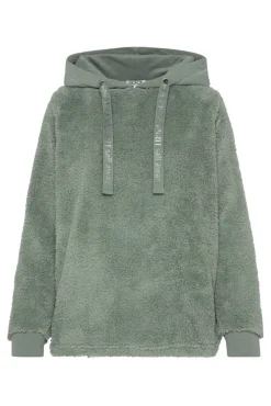 Cheap CAMP DAVID & SOCCX Hoodie aus Teddyplüsch mit Sweatkapuze muted aqua mutedaqua