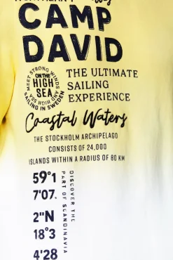 Best Sale CAMP DAVID & SOCCX Hoodie Dip Dye mit Artworks light lime lightlime