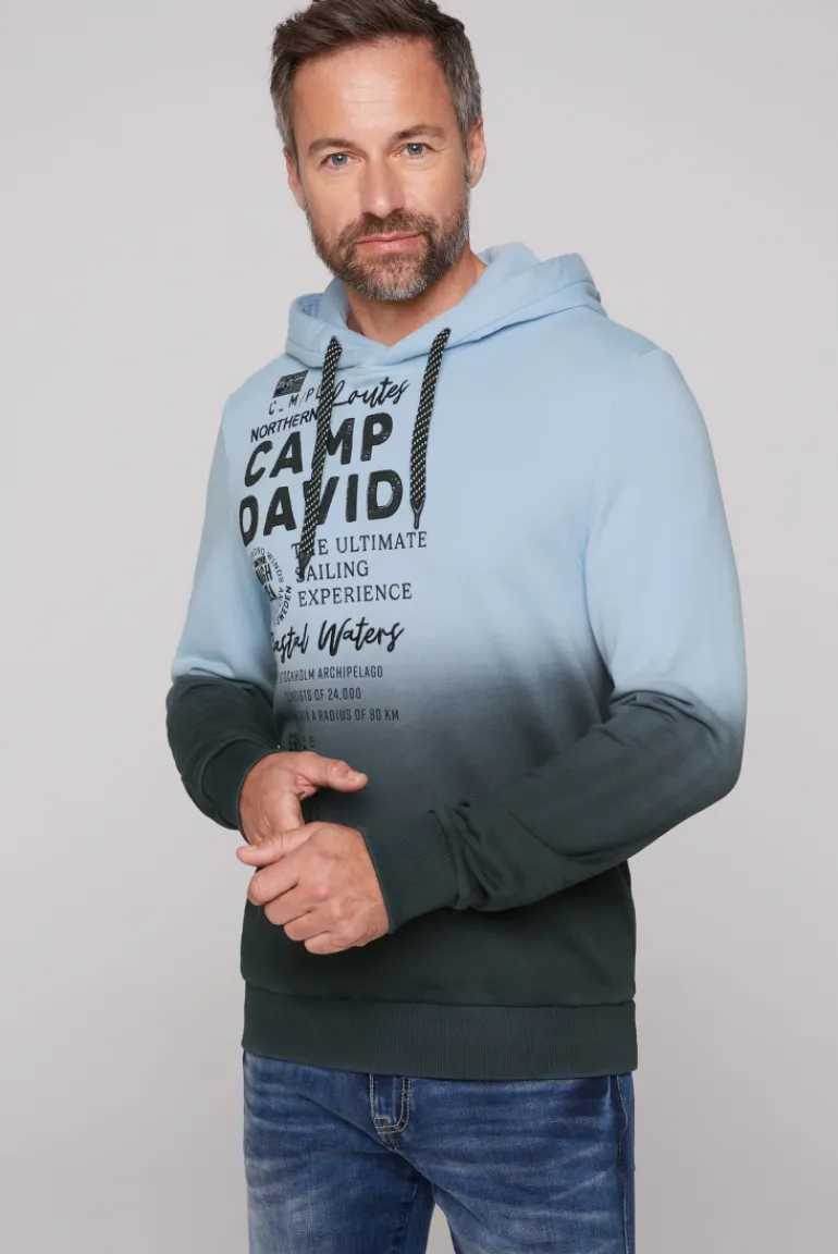 Shop CAMP DAVID & SOCCX Hoodie Dip Dye mit Artworks black