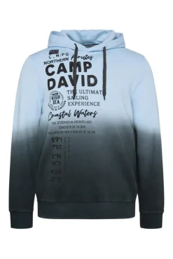 Shop CAMP DAVID & SOCCX Hoodie Dip Dye mit Artworks black