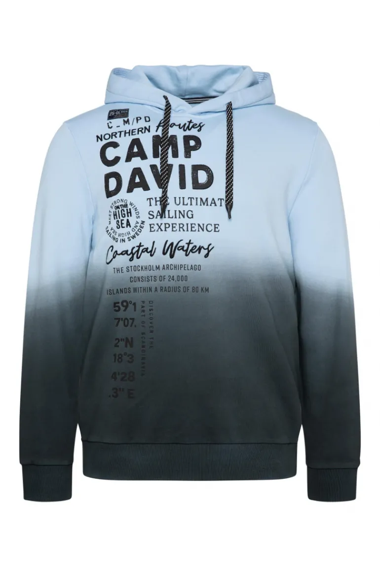Shop CAMP DAVID & SOCCX Hoodie Dip Dye mit Artworks black