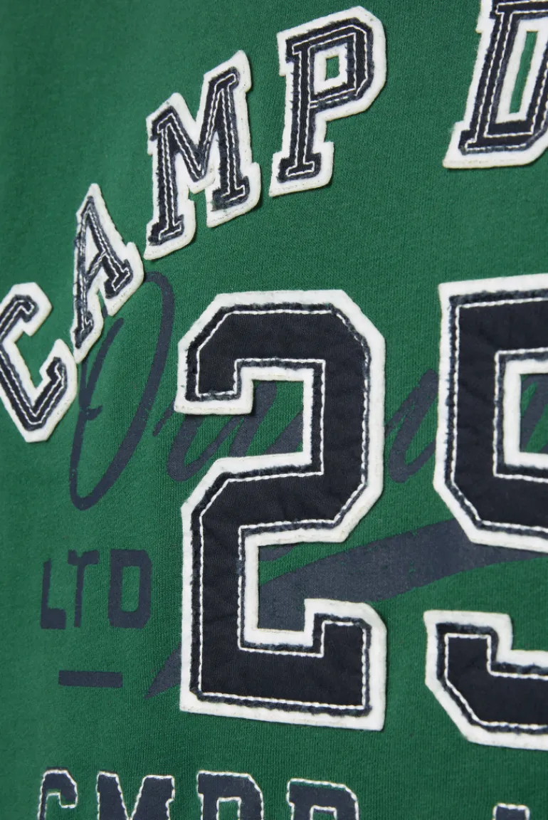 Sale CAMP DAVID & SOCCX Hoodie mit Artwork im Retro-Style raw green rawgreen