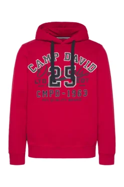 Hot CAMP DAVID & SOCCX Hoodie mit Artwork im Retro-Style royal red royalred