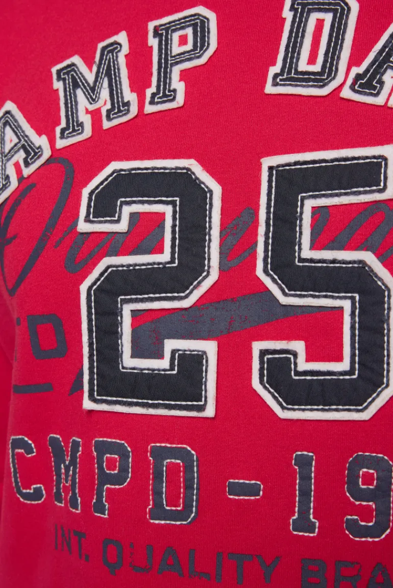 Hot CAMP DAVID & SOCCX Hoodie mit Artwork im Retro-Style royal red royalred
