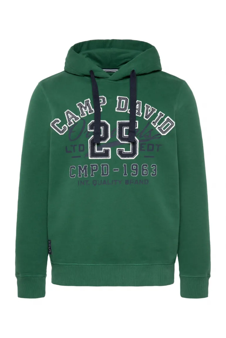 Store CAMP DAVID & SOCCX Hoodie mit Artwork im Retro-Style raw green rawgreen