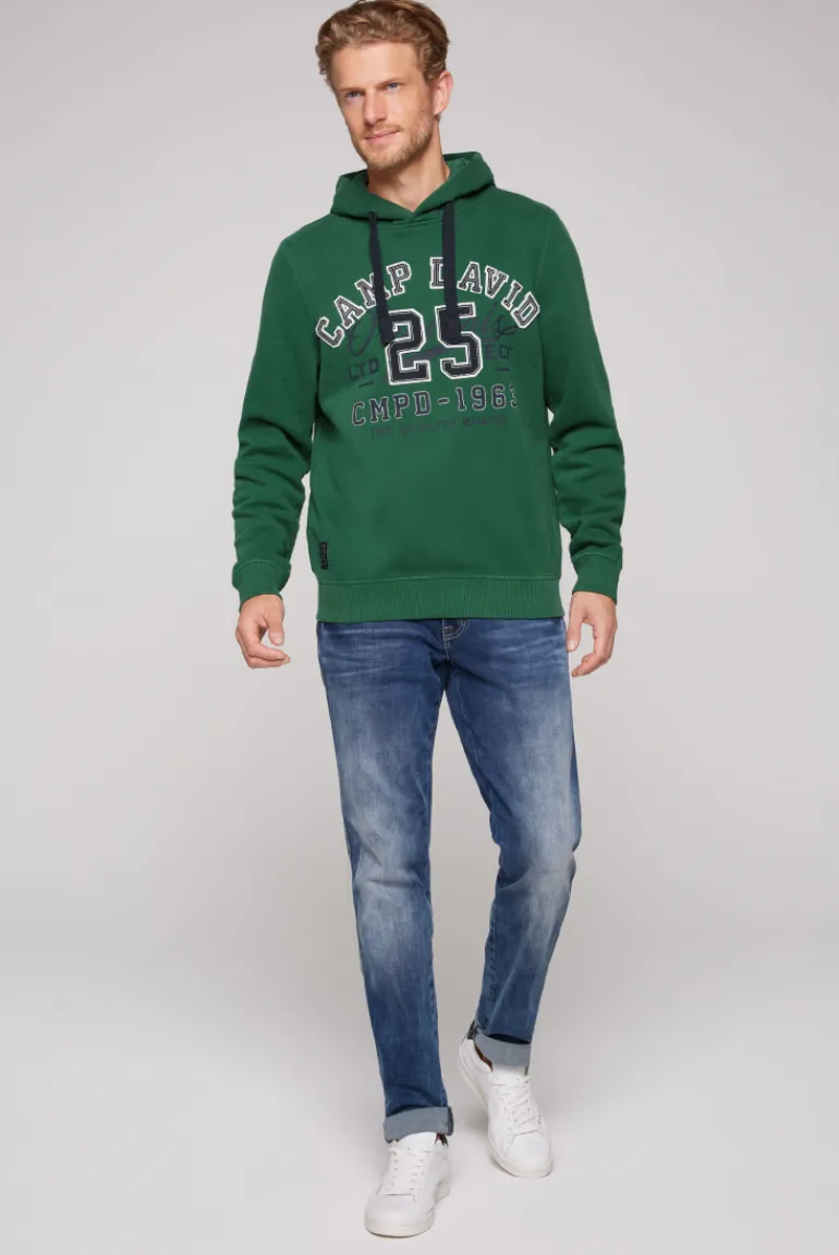 Store CAMP DAVID & SOCCX Hoodie mit Artwork im Retro-Style raw green rawgreen