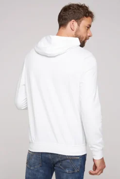 Best CAMP DAVID & SOCCX Hoodie mit Label Print opticwhite